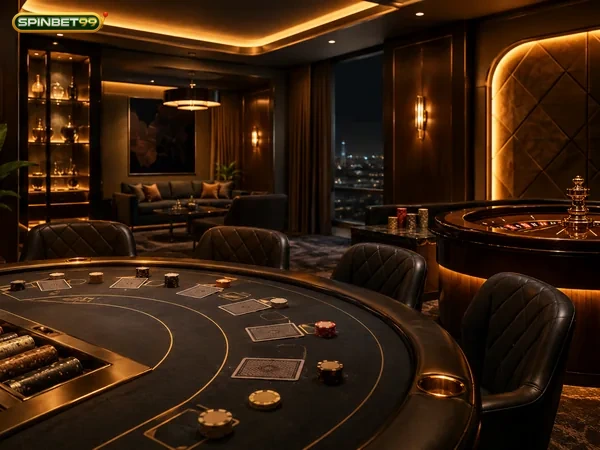 Banner utama Spinbet99 dengan pilihan game online untuk pengguna Indonesia
