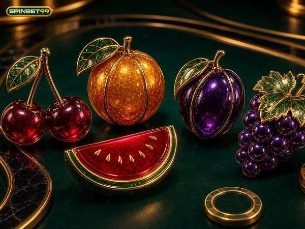 Visual bonus dan simbol permata dalam Ultra Treasure